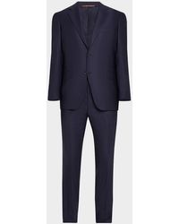 Canali - Tonal Stripe 130S Wool Suit - Lyst