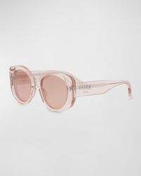 Fendi - Roma Acetate Round Sunglasses - Lyst