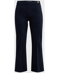 Callas Milano - Lola Cropped Pintuck Flare-Leg Pants - Lyst