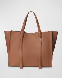 Callista - Grained Leather Tote Bag - Lyst