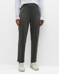 Eileen Fisher - Petite Cropped Tapered Flex Ponte Pants - Lyst