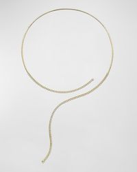Mattia Cielo - 18k Yellow Gold Diamond Wrap Necklace - Lyst