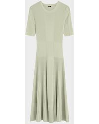 JOSEPH - Ribbed Merino Wool Midi Sweater Dress - Lyst