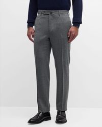 Incotex - Smart Flannel Wool Comfort Pants - Lyst