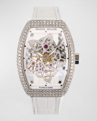 Franck Muller - Butterfly Diamond Skeleton 18K Watch Strap - Lyst