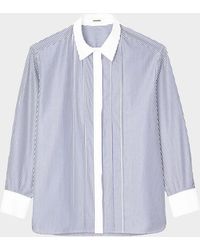 Sandro - Maylie Striped Button-Front Shirt - Lyst