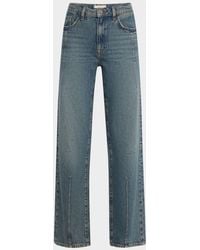 Triarchy - Goldie Mid-Rise Darted Straight-Leg Jeans - Lyst