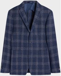 Bugatchi - Apos;S Windowpane Two-Button Blazer - Lyst