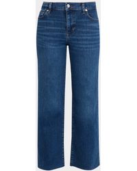 FRAME - The Mellow Wide Ankle Jeans - Lyst