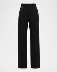 Chloé - Tailored Stretch Wool Trousers - Lyst