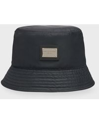 Dolce & Gabbana - Logo Plaque Bucket Hat - Lyst