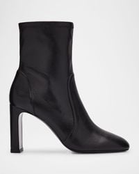 Stuart Weitzman - Babette Leather Booties - Lyst