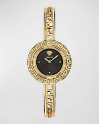 Versace - 28Mm La Greca Bangle Bracelet Watch With Diamonds - Lyst