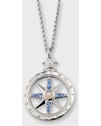 Monica Rich Kosann - Sterling Adventure Compass Pendant Necklace - Lyst