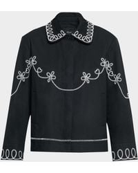 Rails - Keaton Embroidered Shirt Jacket - Lyst