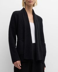 Eileen Fisher - Missy Cashmere Silk Boucle Bliss Cardigan - Lyst