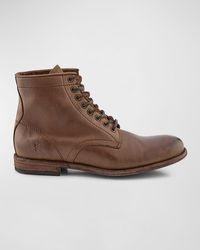 Frye - Tyler Leather Lace-up Boots - Lyst