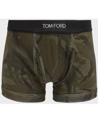 Tom Ford - Camouflage-Print Boxer Briefs - Lyst