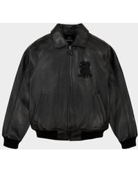 Avirex - Apos;S Icon Leather Bomber Jacket - Lyst