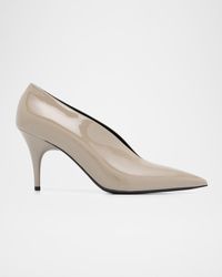 Gucci - Musa Vernic Patent Leather Anklet Pumps - Lyst