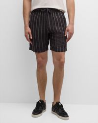 Vince - Moonbay Striped Drawstring Shorts - Lyst