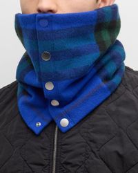 Burberry - Cashmere Check Snood Scarf - Lyst