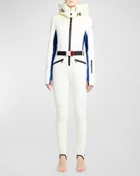 3 MONCLER GRENOBLE - All-In-One Contrast Jumpsuit With Removable Hood - Lyst