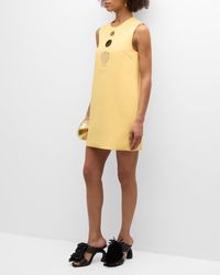 Alexis - Vango Sleeveless Embellished Mini Shift Dress - Lyst
