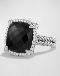 David Yurman - 14mm Chatelaine Ring With Diamonds - Lyst