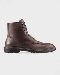 KOIO - Milo Leather Lace-Up Combat Boots - Lyst
