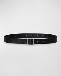 Janessa Leone - Adjustable Leather & Metal Alloy Belt - Lyst