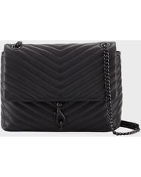 Rebecca Minkoff - Edie Quilted Leather Flap Shoulder Bag - Lyst