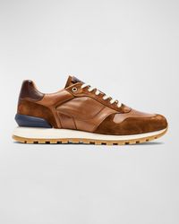 Rodd & Gunn - Quarry Hill Leather And Suede Low-Top Sneakers - Lyst