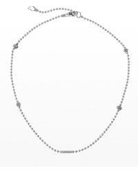 Lagos - Caviar Icon Fluted Station Necklace - Lyst