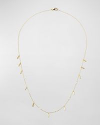 Jude Frances - Petite Skyler Dancing Square And Diamond Necklace - Lyst