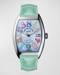 Franck Muller - Stainless Steel Crazy Color Dreams Watch, Light Blue - Lyst