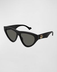 Gucci - Generation 58mm Cat Eye Sunglasses - Lyst