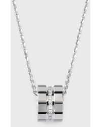 Chopard - Ice Cube 18k White Gold Diamond Pendant Necklace - Lyst