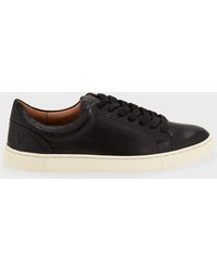 Frye - Ivy Soft Leather Lace-Up Low-Top Sneakers - Lyst