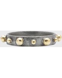 Armenta - Old World Granulated Stack Band Ring - Lyst