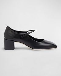 Aeyde - Aline Leather Mary Jane Pumps - Lyst