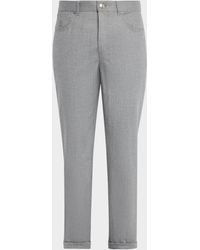 Brunello Cucinelli - Apos;S Wool Flannel Five-Pocket Pants - Lyst