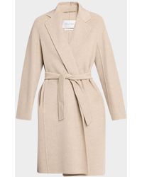 Max Mara - Aceri Double-Faced Cashmere Wrap Coat - Lyst