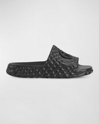 Gucci - Water Ripple Textured Rubber Pool Slides - Lyst