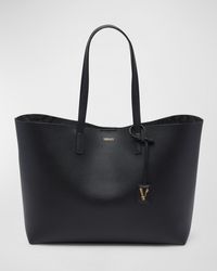 Versace - La Medusa Calf Leather Tote Bag - Lyst