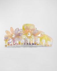 Lele Sadoughi - Petunia Pearly Claw Clip - Lyst