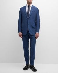 Isaia - Solid Wool-Mohair Suit - Lyst