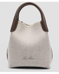 Loro Piana - Bale Micro Cashmere Top-Handle Bag - Lyst