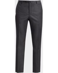 Isaia - Apos;S Gregory Basic Wool Trousers - Lyst