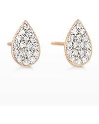 Ginette NY - Diamond Bliss Stud Earrings - Lyst